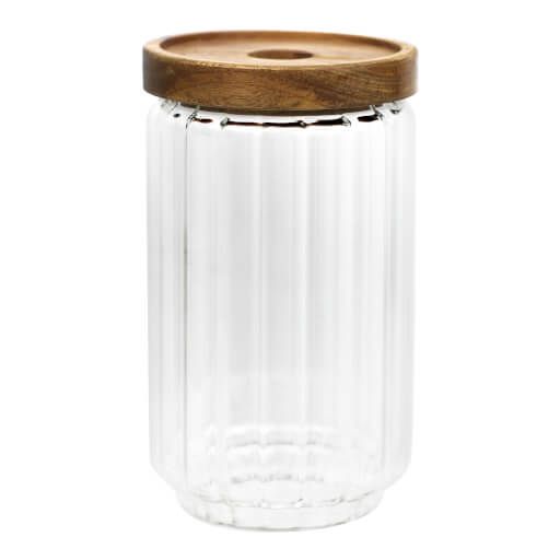 Tarro culinario tapa madera 650ml