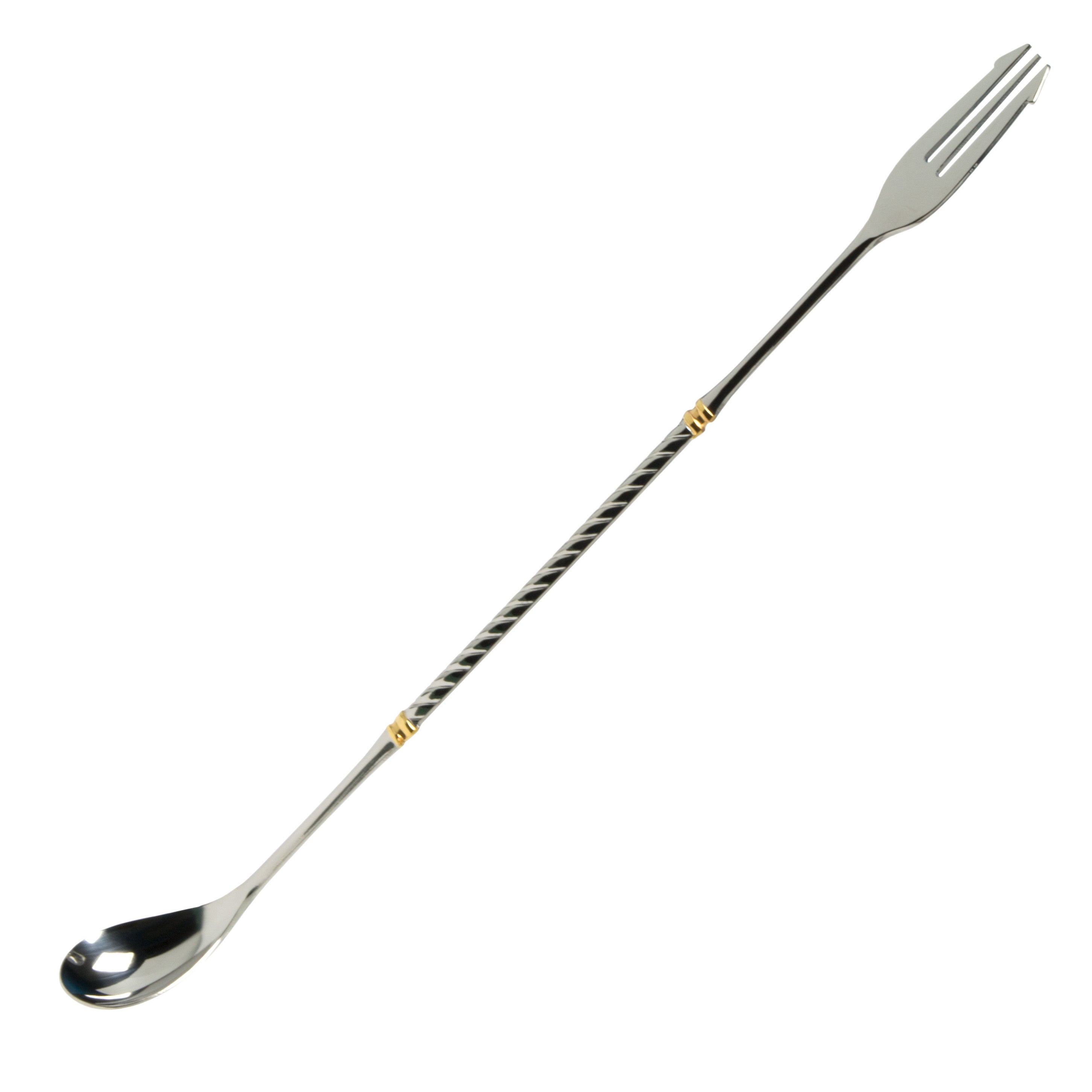 Cuchara Tridente Yukiwa Detalles dorados 31'5cm