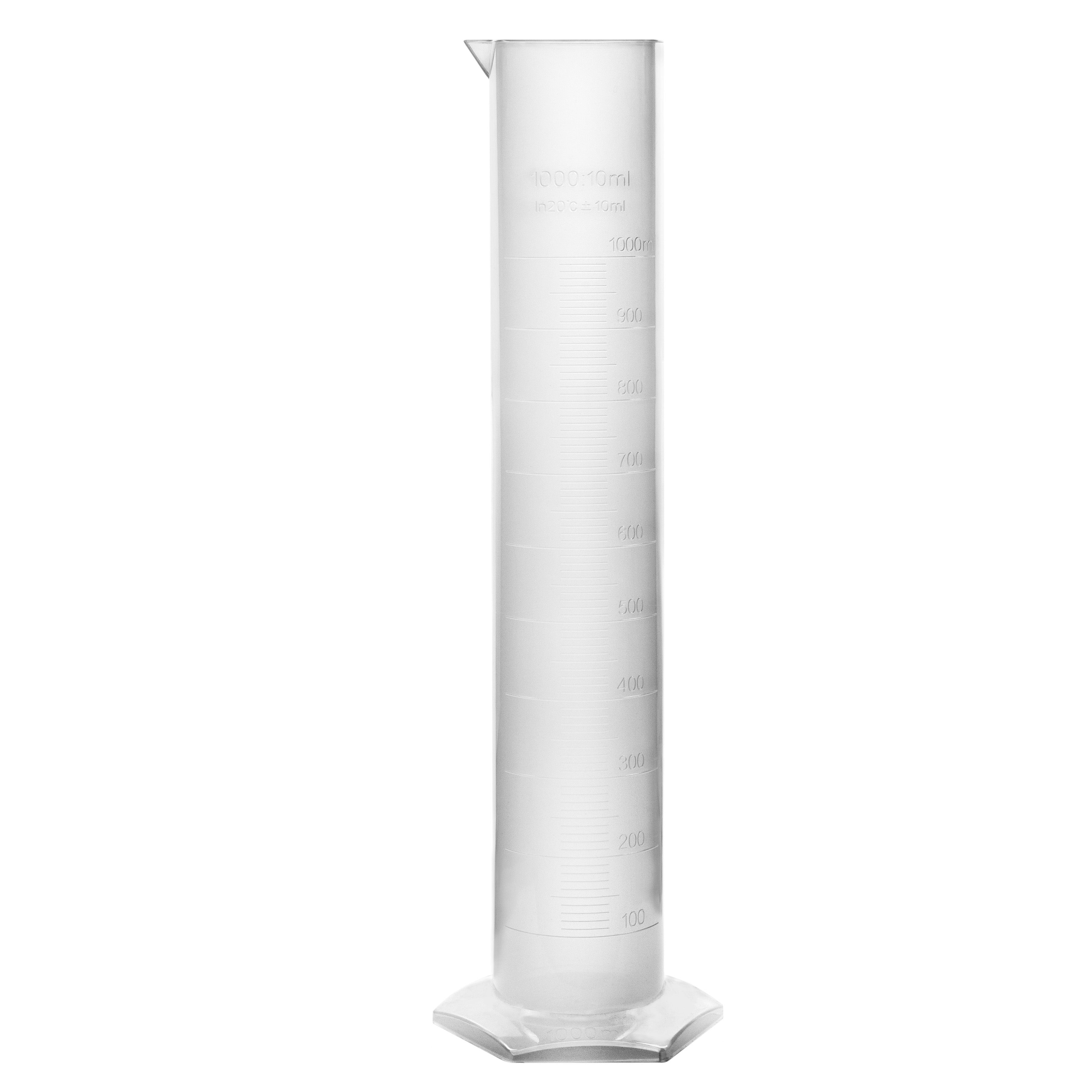 Probeta plástico escala 1000 ml