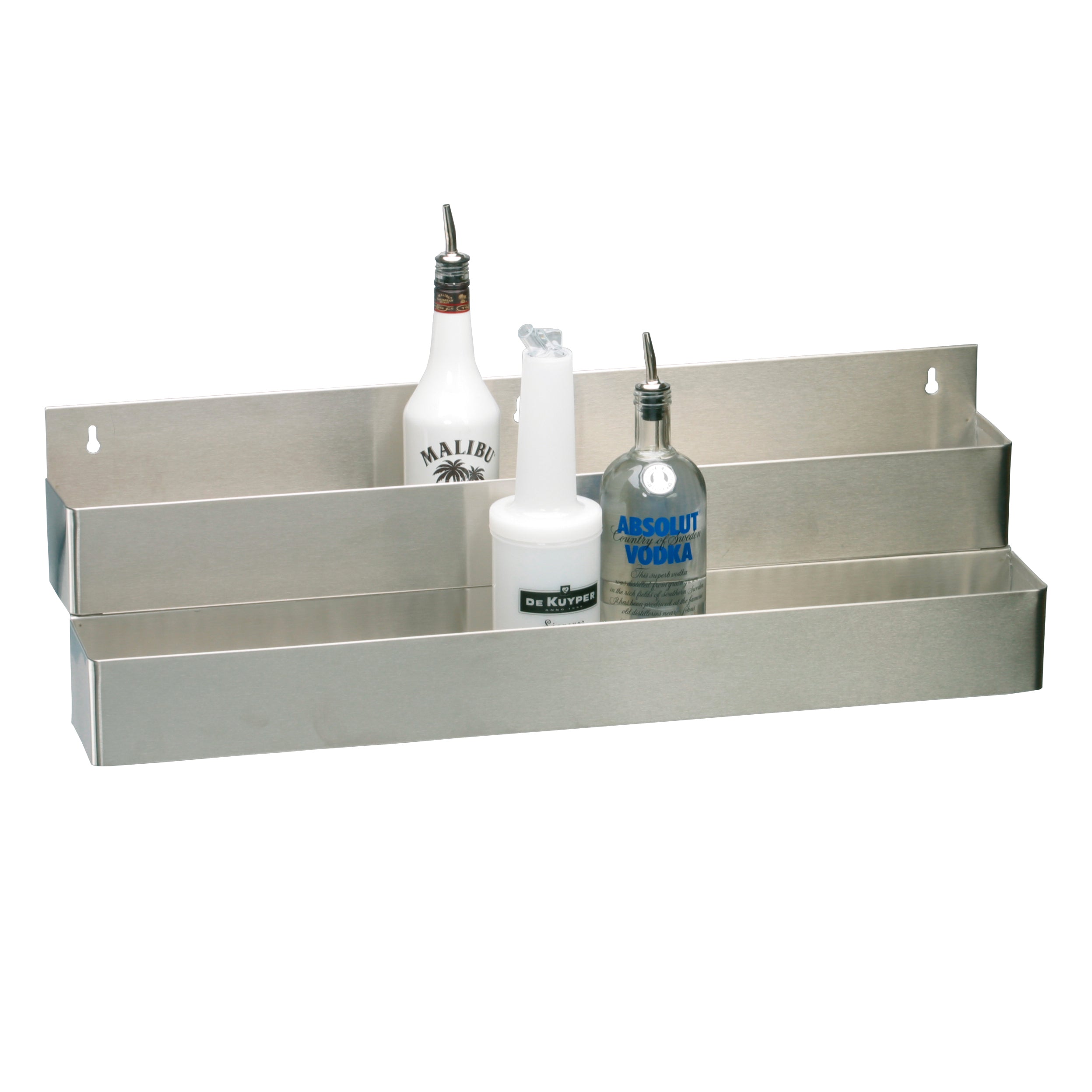 Rack Botellero doble para 8x2bt 81x21x25cm